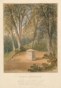 Somerset - Jardin de la villa de Batheaston, 1827