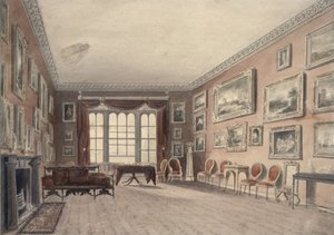 La galerie à Browsholme, près de Clitheroe, Yorkshire