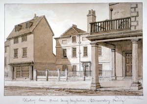 Le presbytère, St Mary Magdalen, Bermondsey, Londres, 1828