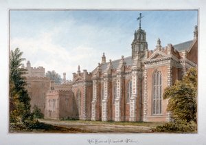 Vue de la salle au palais de Lambeth, Londres