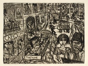 Vie de rue à Nørrebro - John Christensen