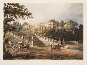 Château de Trianon, illustration de Versailles, Paris et Saint Denis, pub. 1805