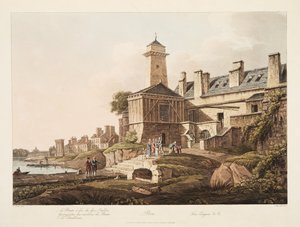 Paris, Pompe à incendie, illustration de Versailles, Paris et Saint Denis, pub. 1809