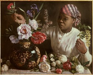 La négresse aux pivoines