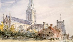 Cathédrale de Chichester, Sussex, vers 1796-1837 - John Constable