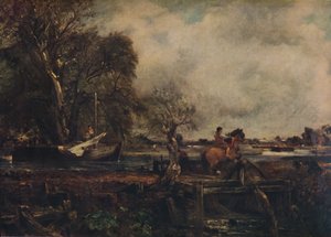 Écluse de Dedham, ou Le Cheval bondissant, 1825 - John Constable