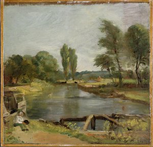 Écluse de Flatford, 1810-11