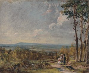 Hampstead Heath en direction de Harrow, 1821