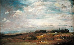 Hampstead Heath avec baigneurs