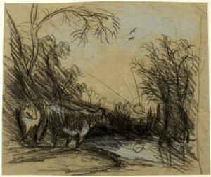 Paysage avec vaches - John Constable