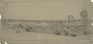 Paysage avec vue sur Dedham Vale depuis Langham - John Constable