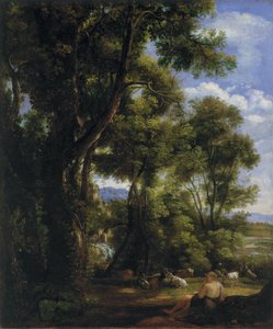 Paysage avec chevrier et chèvres - John Constable