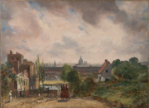 Cottage de Sir Richard Steele, Hampstead - John Constable