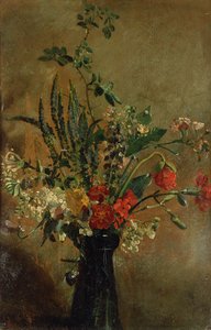 Étude de fleurs dans un verre à jacinthe, 1814 - John Constable
