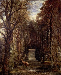 Le cénotaphe à la mémoire de Reynolds, Coleorton, c.1833 - John Constable