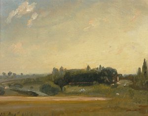 Vue vers le presbytère, East Bergholt, 1813 - John Constable