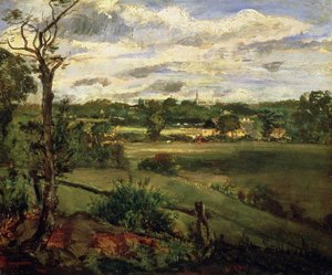 Vue de Highgate depuis Hampstead Heath, c.1834