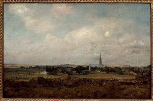 Vue de Salisbury en Angleterre