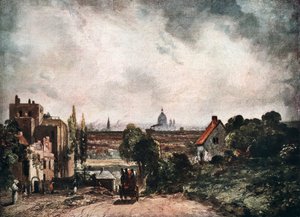 Vue de la ville de Londres depuis le cottage de Sir Richard Steele, 19ème siècle 1913 - John Constable