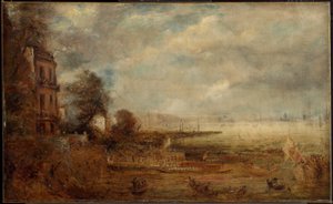 Le pont de Waterloo vu depuis les escaliers de Whitehall - John Constable
