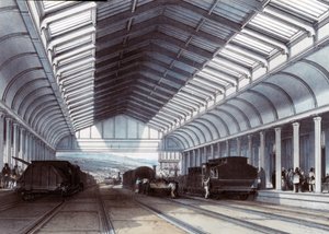 Gare de Bath, Somerset, 1846