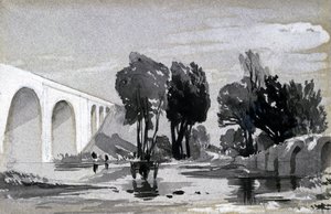 Viaduc de Blythe, Hampton-in-Arden, vers 1838 - John Cooke Bourne