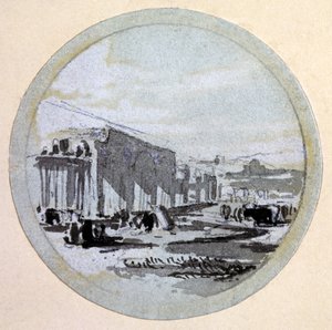 Construction, chemin de fer de Londres et Birmingham, vers 1838