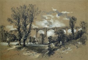 Le viaduc de Blatchford, vers 1835-38