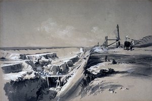 Tranchée de Tring, Hertfordshire, années 1830 - John Cooke Bourne