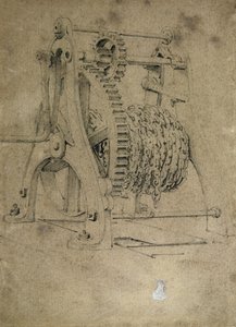 Treuil ou mécanisme de crabe pour enrouler les chaînes, années 1830