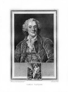Carle ou Charles-André van Loo, peintre français, 1825