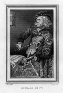 Gerrit Dou 1613-1675, peintre néerlandais, 1816 - John Corner