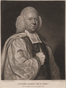 Guliel Hayes, gravé par Thomas Park (1758-1834), 1787