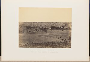 Jérusalem depuis la route de Béthanie, n° 1 - John Cramb