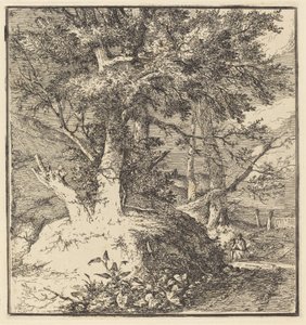 Arbre sur un monticule - John Crome