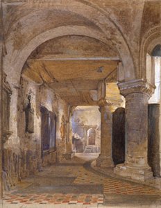 Intérieur du prieuré de St Bartholomew, Smithfield, Londres
