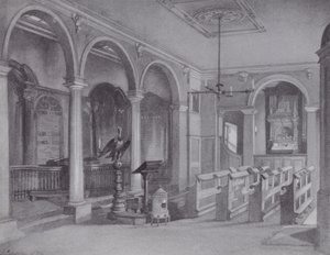 Londres perdu : Les maisons de charité de Lady Dacre, La Chapelle - John Crowther