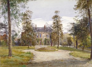 Vue de Stockwell Park House depuis le jardin, Lambeth, Londres - John Crowther