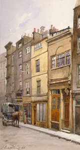 Vue de la salle du greffier paroissial, Silver Street, Londres - John Crowther