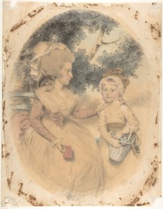 Mme Morgan et son enfant, 1785 - John Downman