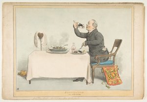 Cannibalisme ou un ragoût irlandais, 5 août 1833 - John Doyle
