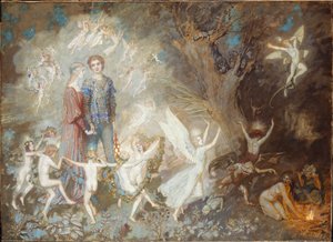 Yorinda et Yoringel dans le bois de la sorcière, 1910