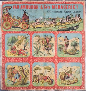 La ménagerie et le char colossal doré de Van Amburgh et Co - John E. Bacon