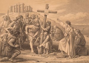 La première prédication du christianisme en Grande-Bretagne - John Easton