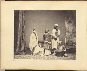 Groupe de musiciens et Nautch Girl - John Edward Saché