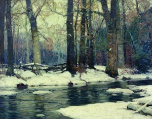 Sylvan Stream (huile sur toile)