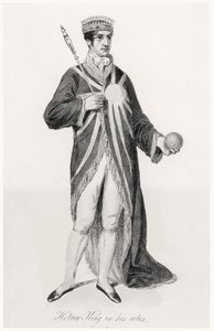 Un roi hébreu en ses robes