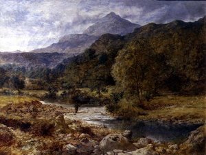 Moel Siabod depuis Capel Curig, Nord du Pays de Galles