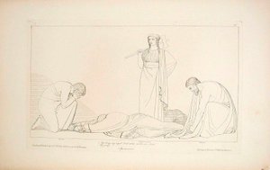 Clytemnestre et le chœur - John Flaxman
