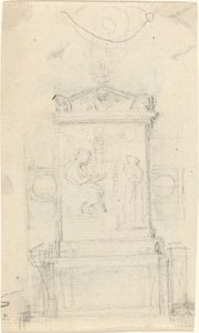 Conception pour la tombe du Dr Joseph Warton - John Flaxman